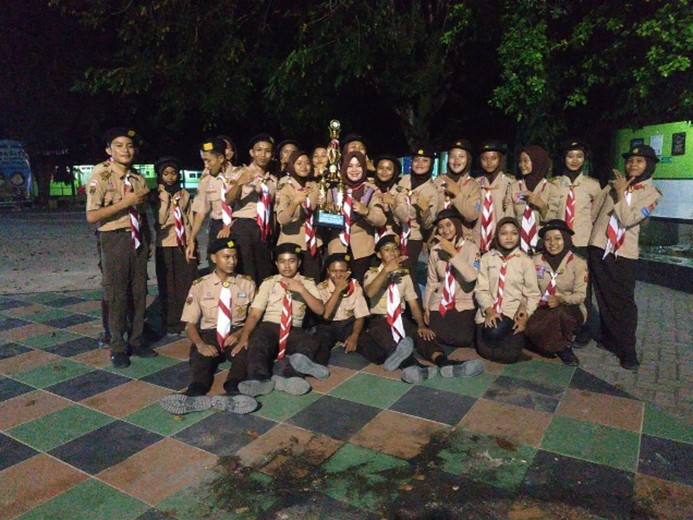 Pramuka SMK Negeri 1 Wirosari Raih Juara 1 Lomba Adu Yel-Yel Dalam Acara Ulang Janji Hari Pramuka 2024